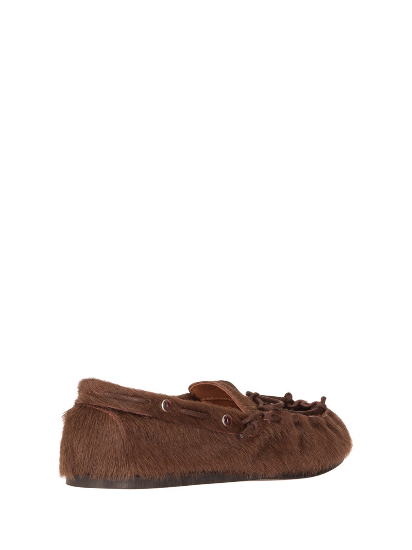 Brown Round-toe Loafers 5