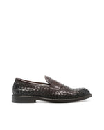 Brown Woven Loafers 1