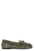 Green Suede Loafers 1