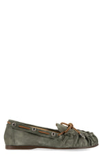 Green Suede Loafers 1