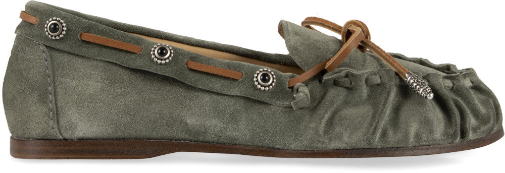 Green Suede Loafers 2