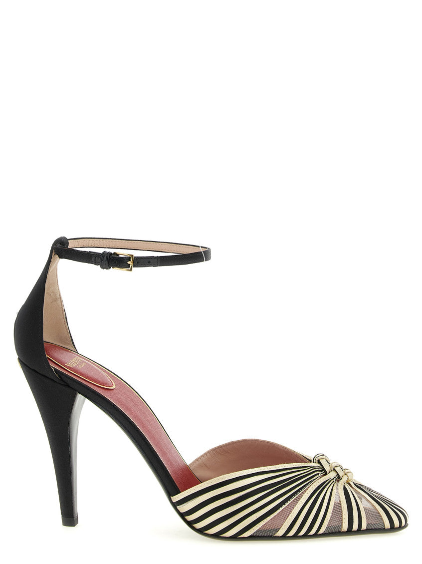 Black Stripes Pumps 1