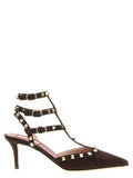 Brown Rockstud Pumps 1