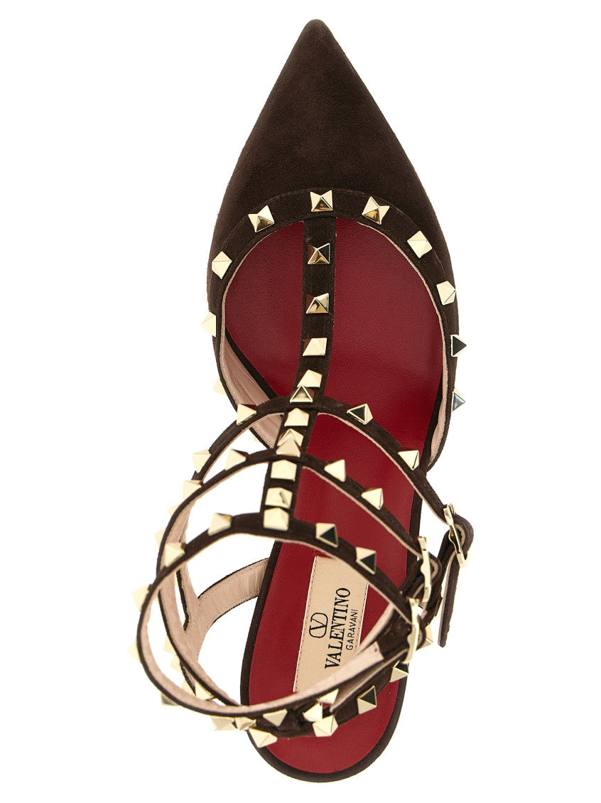 Brown Rockstud Pumps 4