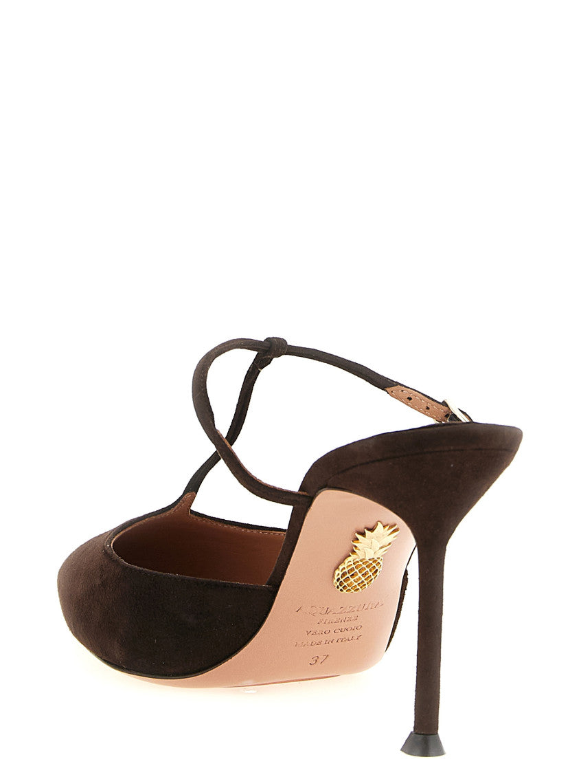 Brown Suede Pumps 3