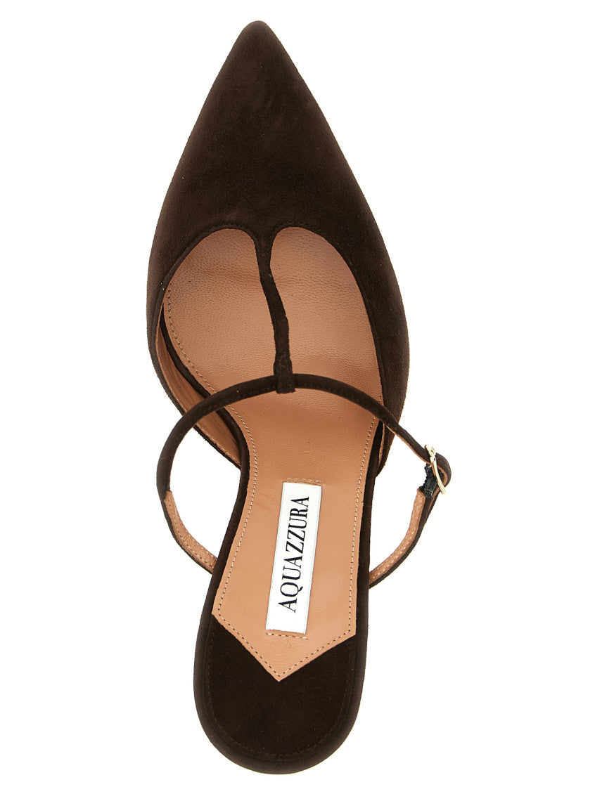 Brown Suede Pumps 4