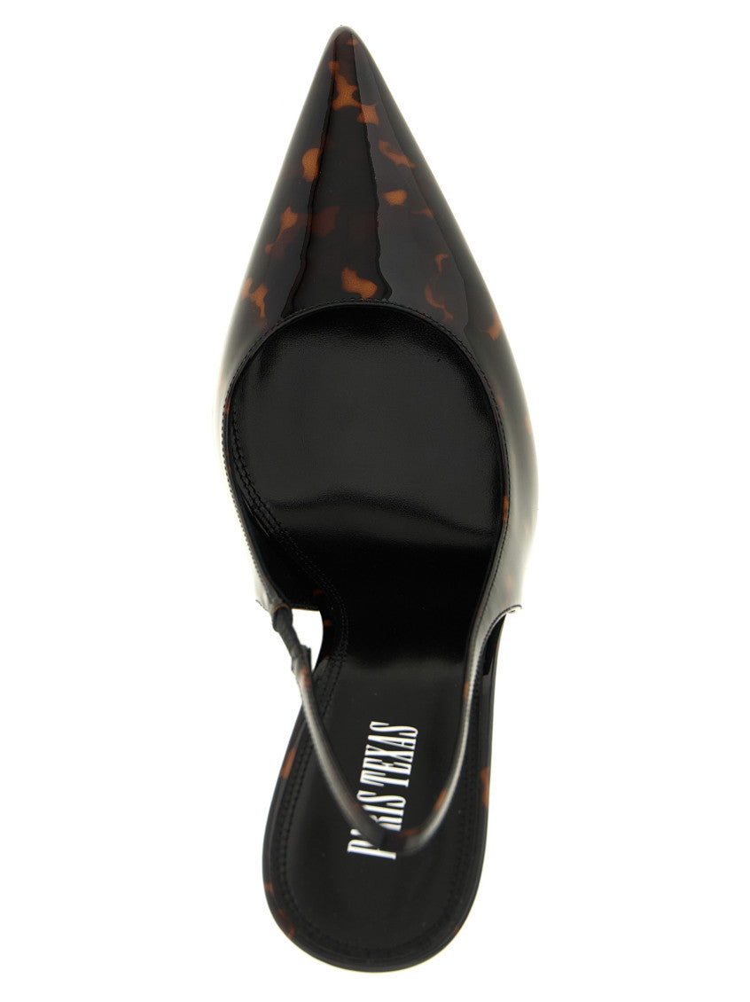 Brown Lidia Slingback Pumps 4