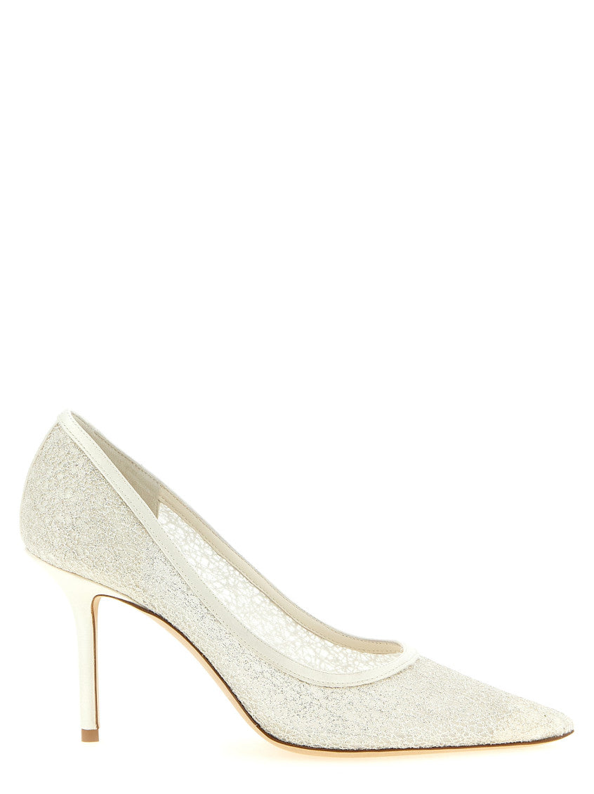 White Pointed Pumps 1