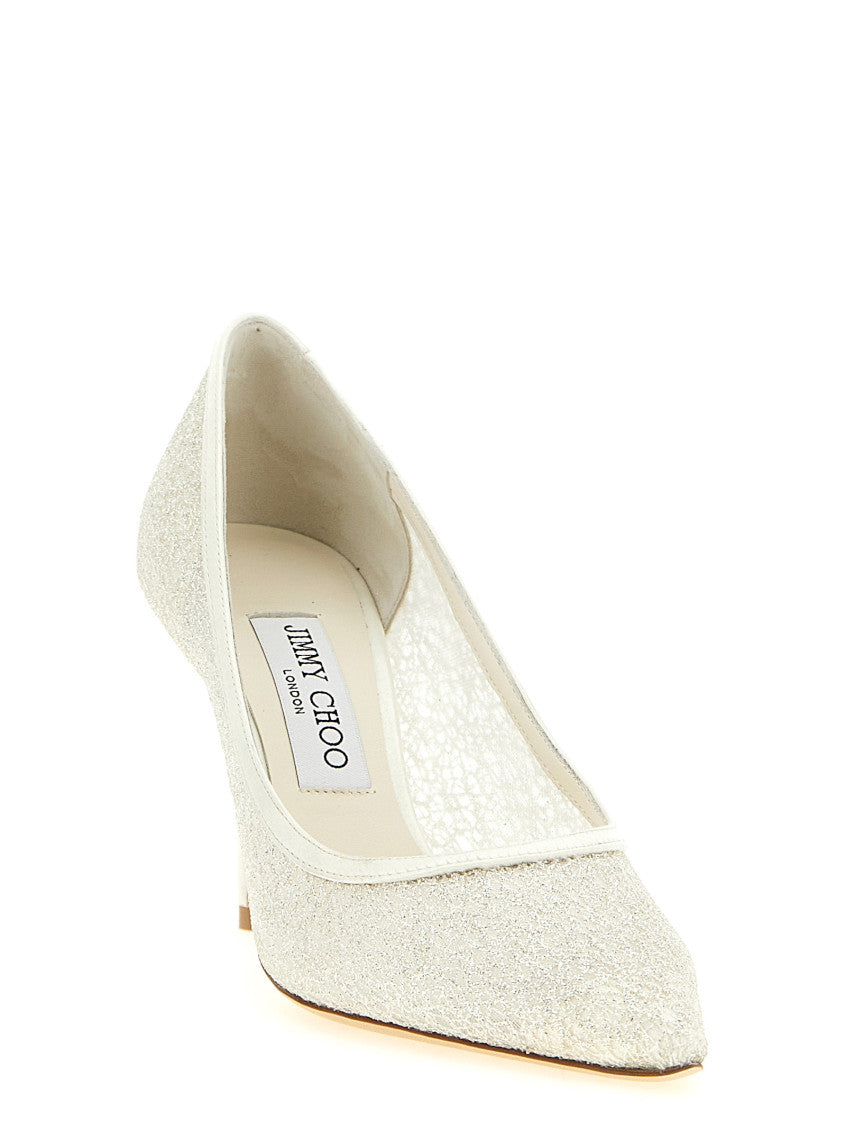 White Pointed Pumps 2