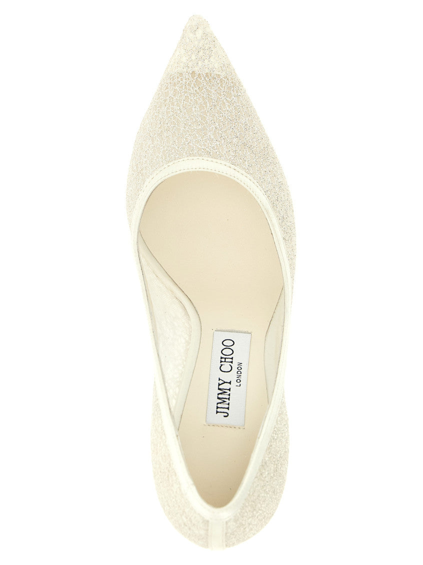 White Pointed Pumps 4