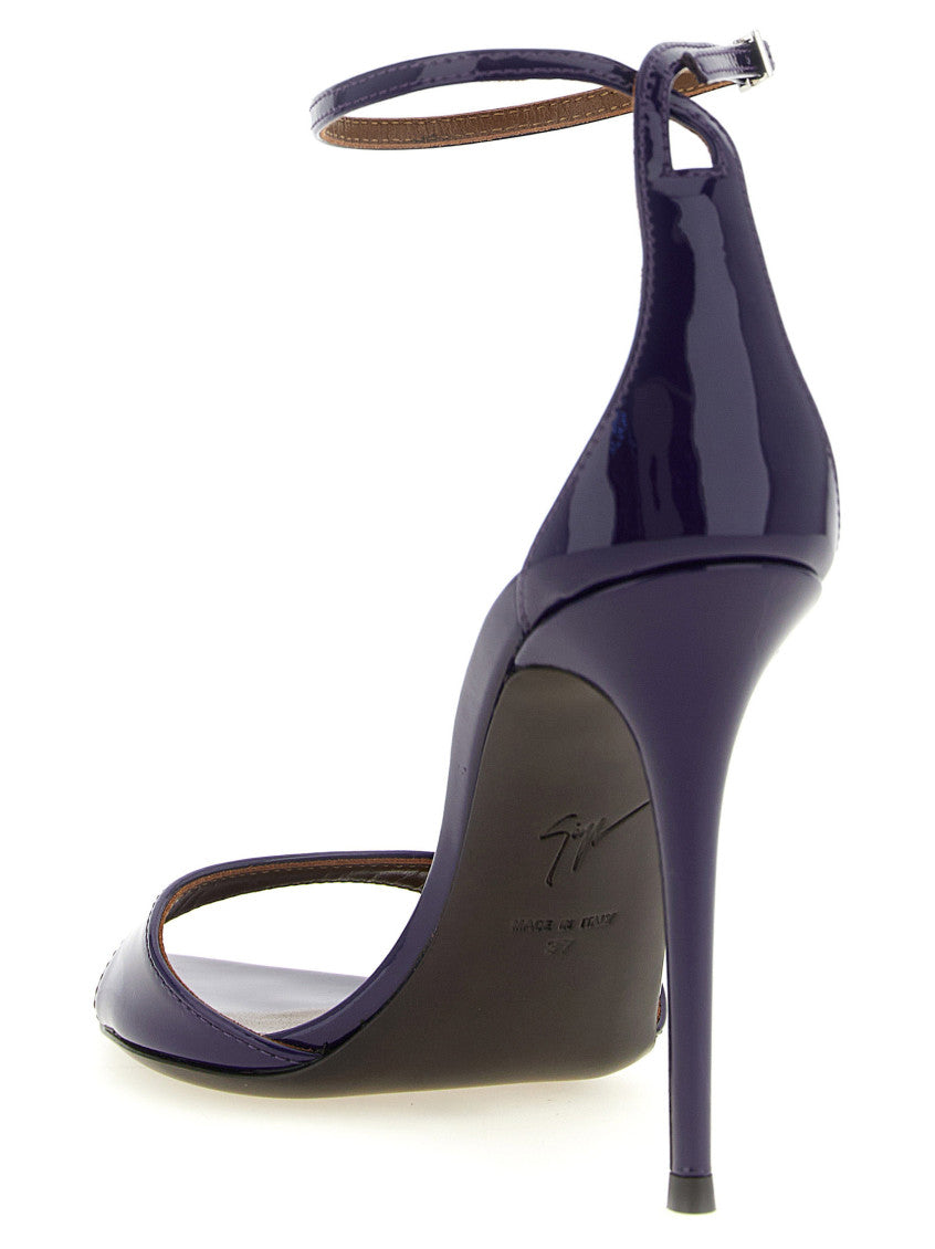 Purple Ankle Strap Heels 3