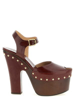 Brown Ankle-strap Heels 1
