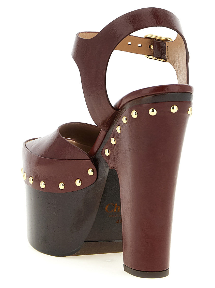 Brown Ankle-strap Heels 3