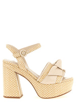 Beige Open Toe Heels 1