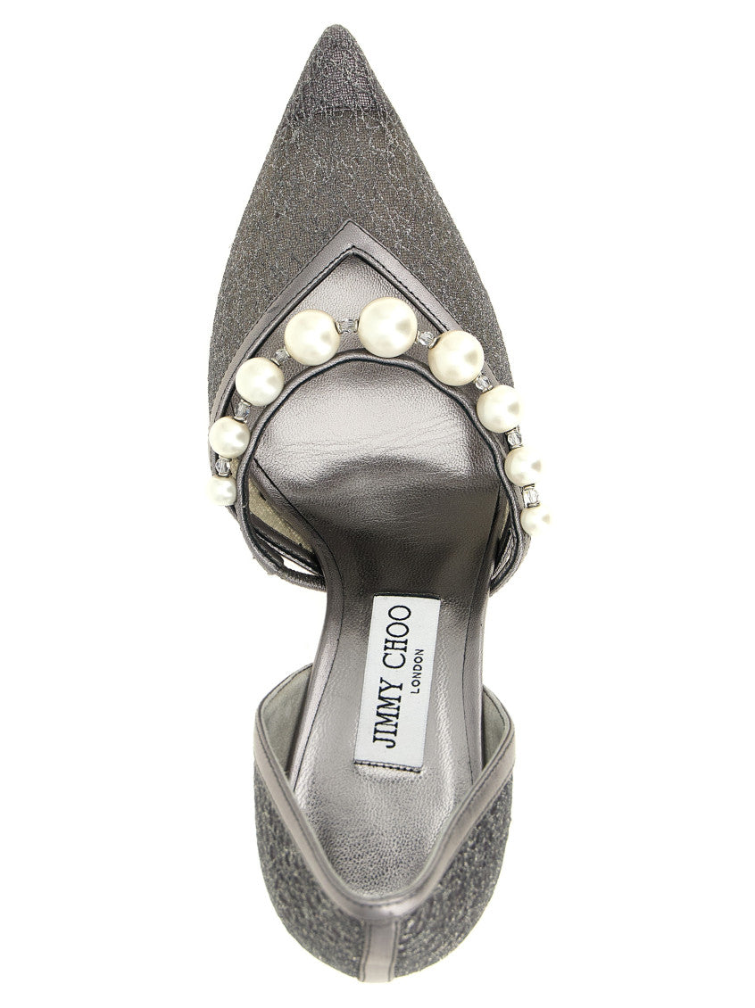 Grey Aurelie Pumps 4