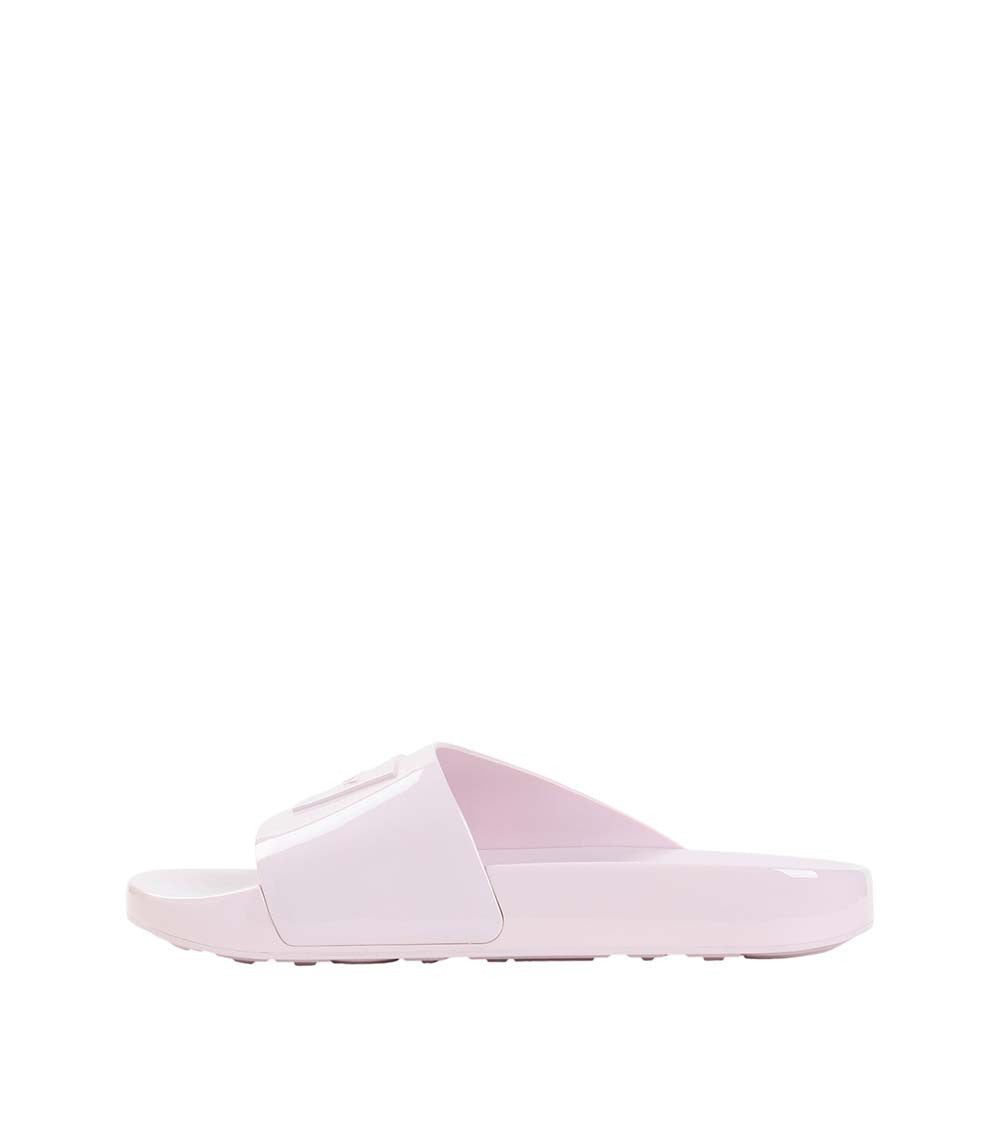 Light Pink Open Toe Slides 2