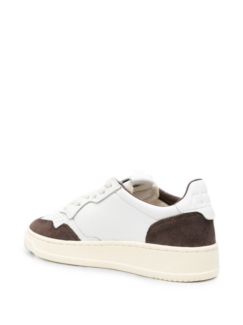 White Color Block Sneakers 2