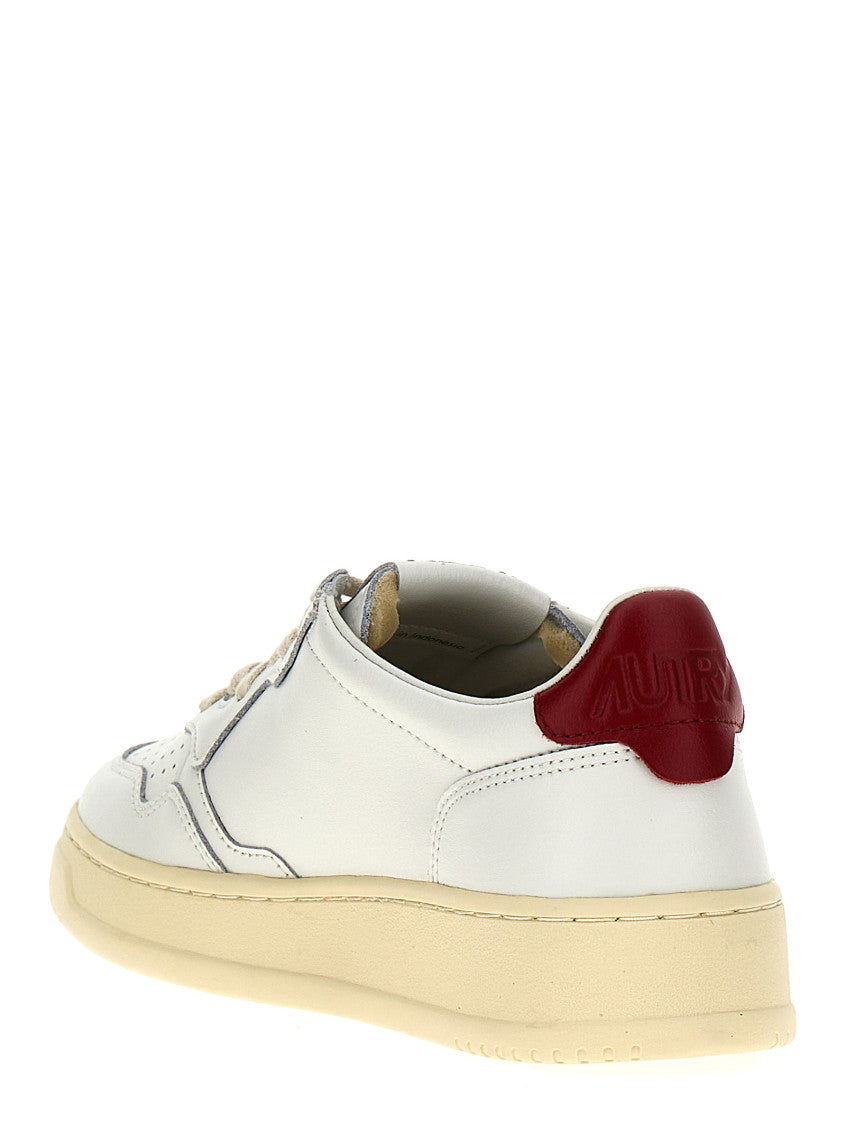 White Lace Up Sneakers 4