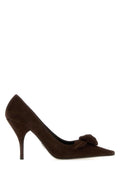 Dark Brown Decollete Pumps 1