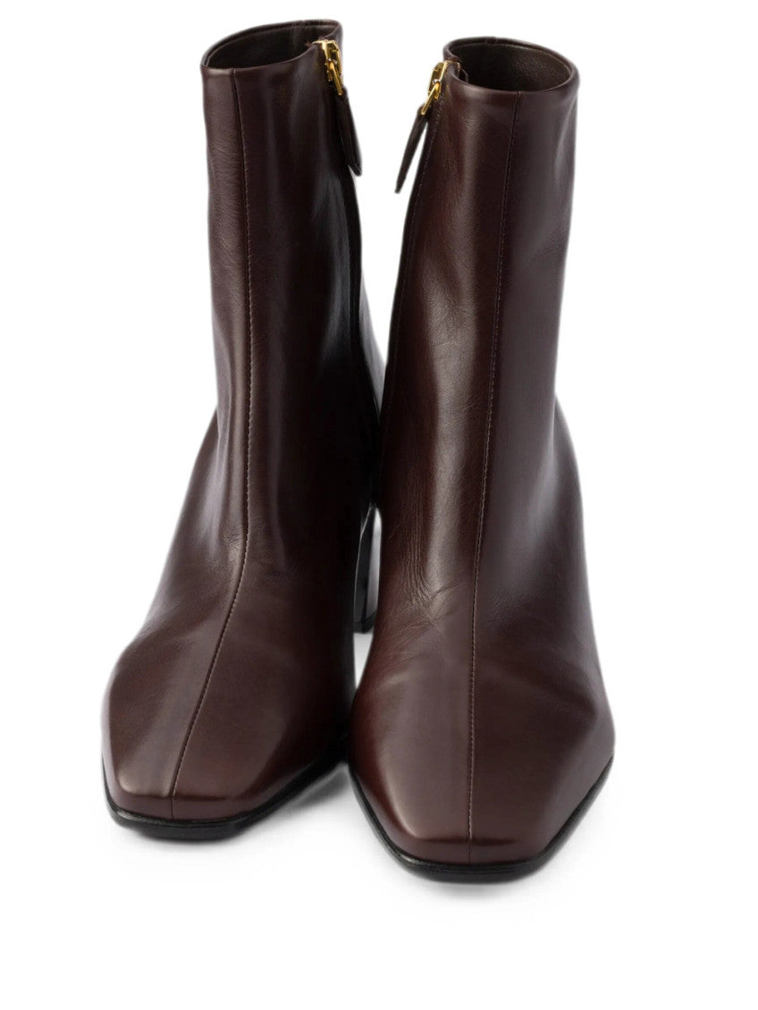 Brown Logo Boots 4