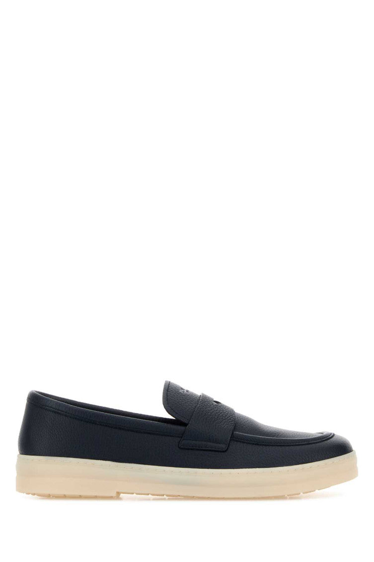 Navy Blue Leggero Loafers 1