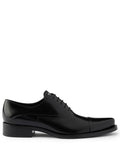 Black Vitello Lace Ups Shoes 1