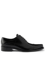 Black Vitello Lace Ups Shoes 1