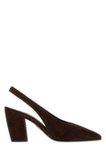 Dark Brown Decollete Pumps 1