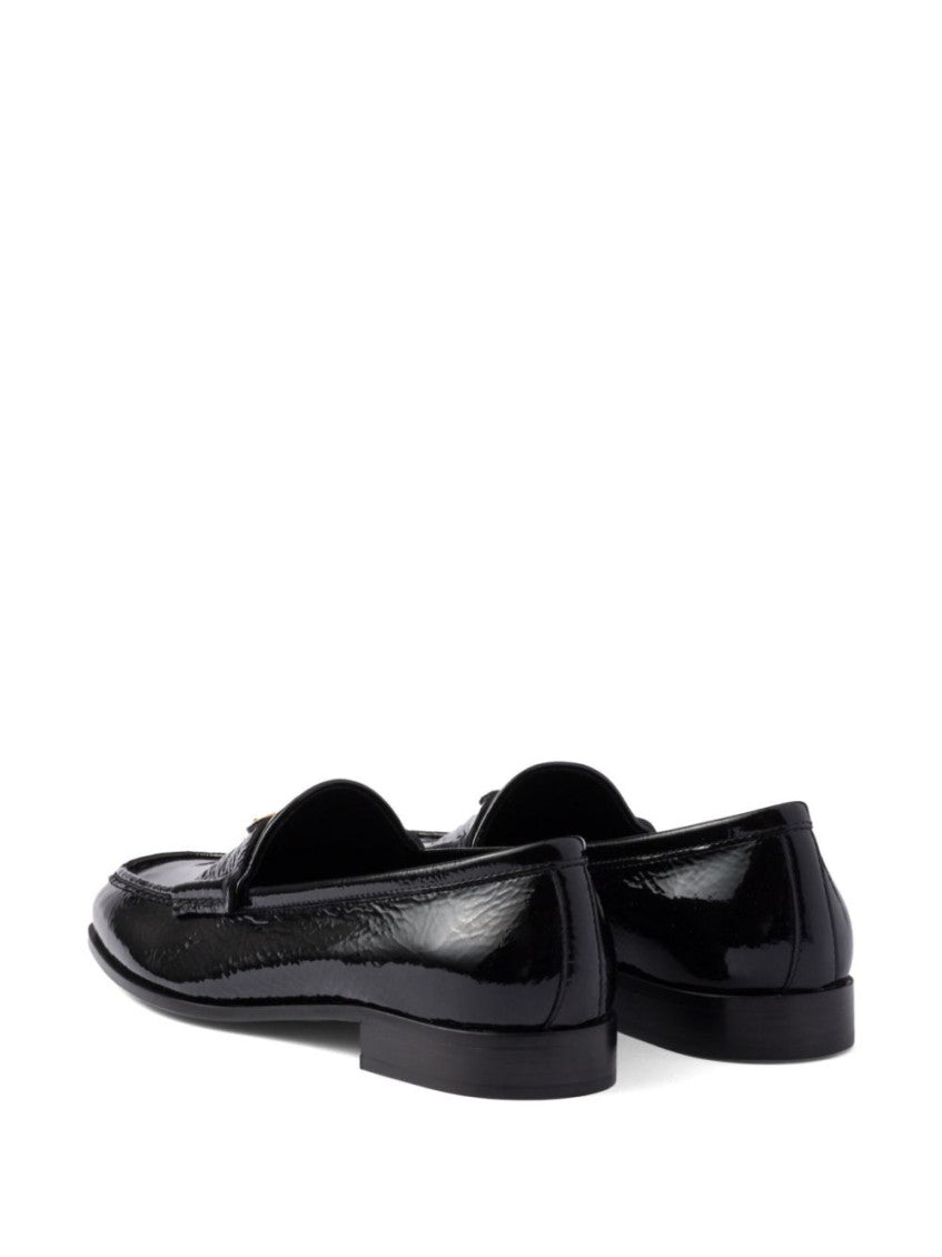 Black Logo Loafers 4