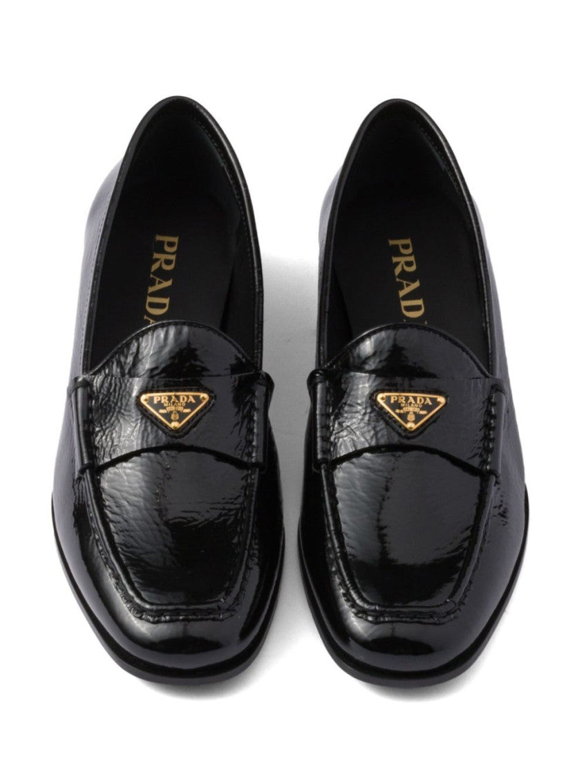 Black Logo Loafers 5
