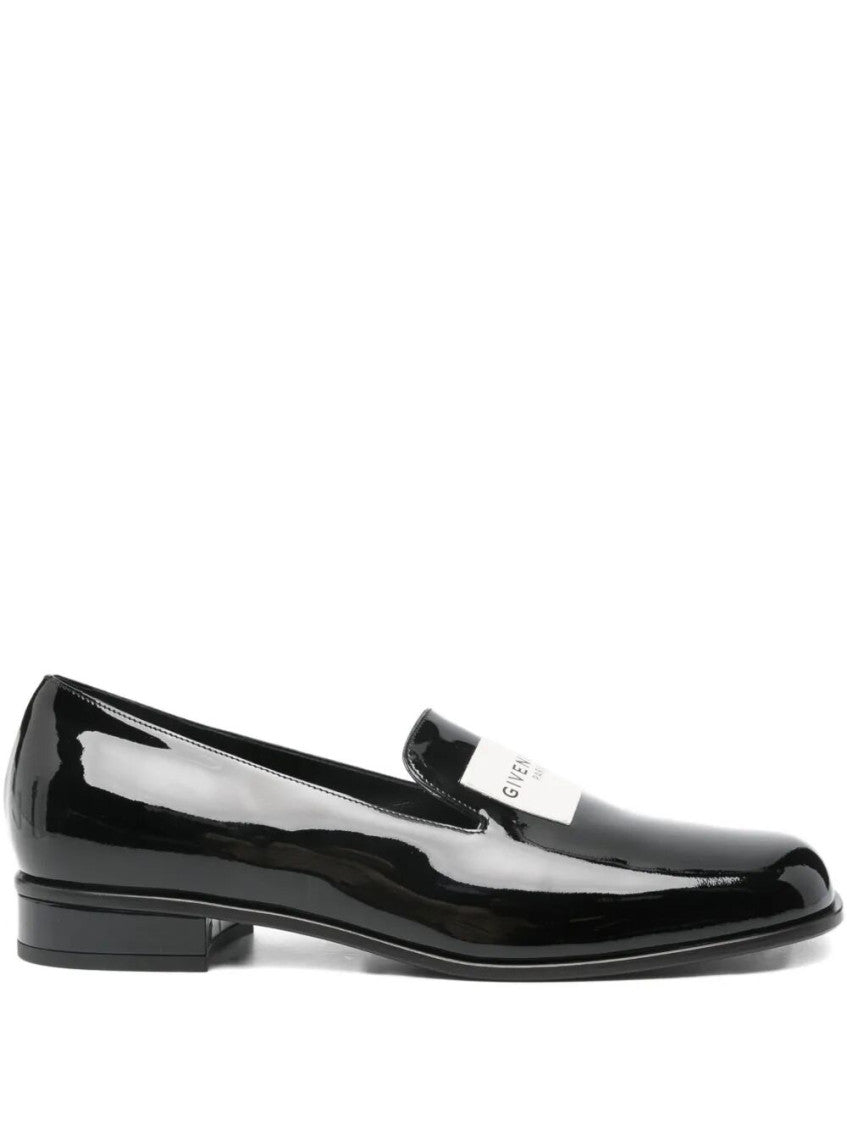 Black Logo Loafers 1