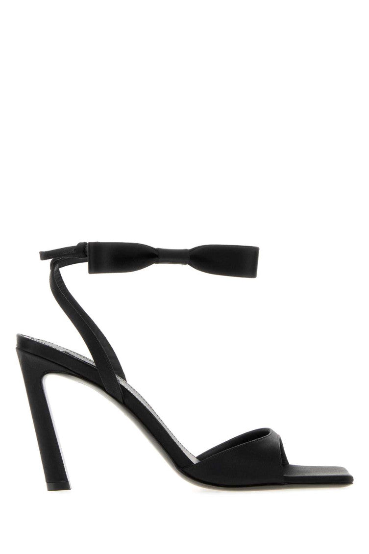 Black Naked Bow Heels 1