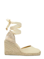 Off White Woven Espadrilles Wedges 1