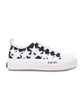 White Graphic Skel Sneakers 1