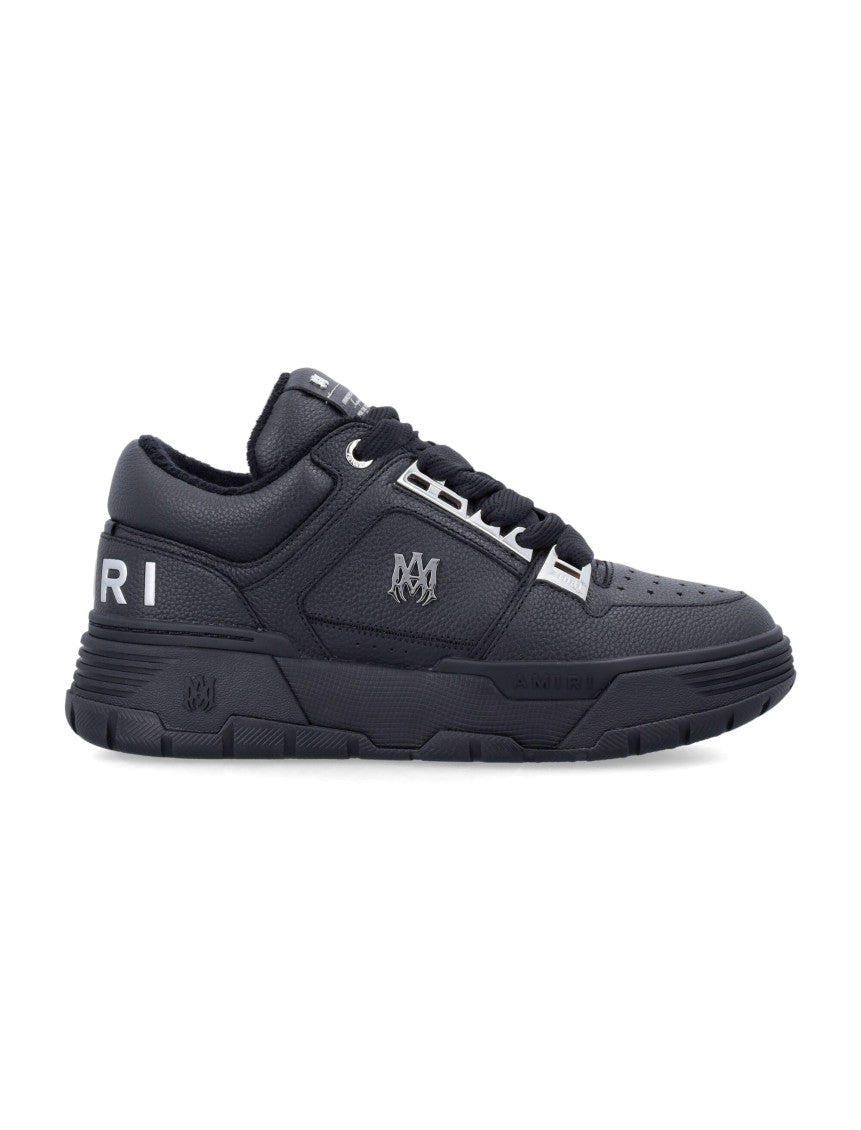 Black Logo Low-Top Sneakers 1