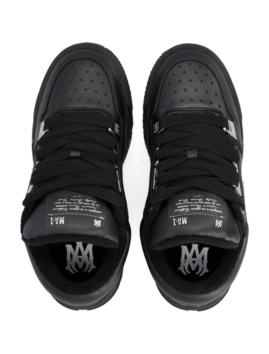 Black Logo Low-Top Sneakers 3