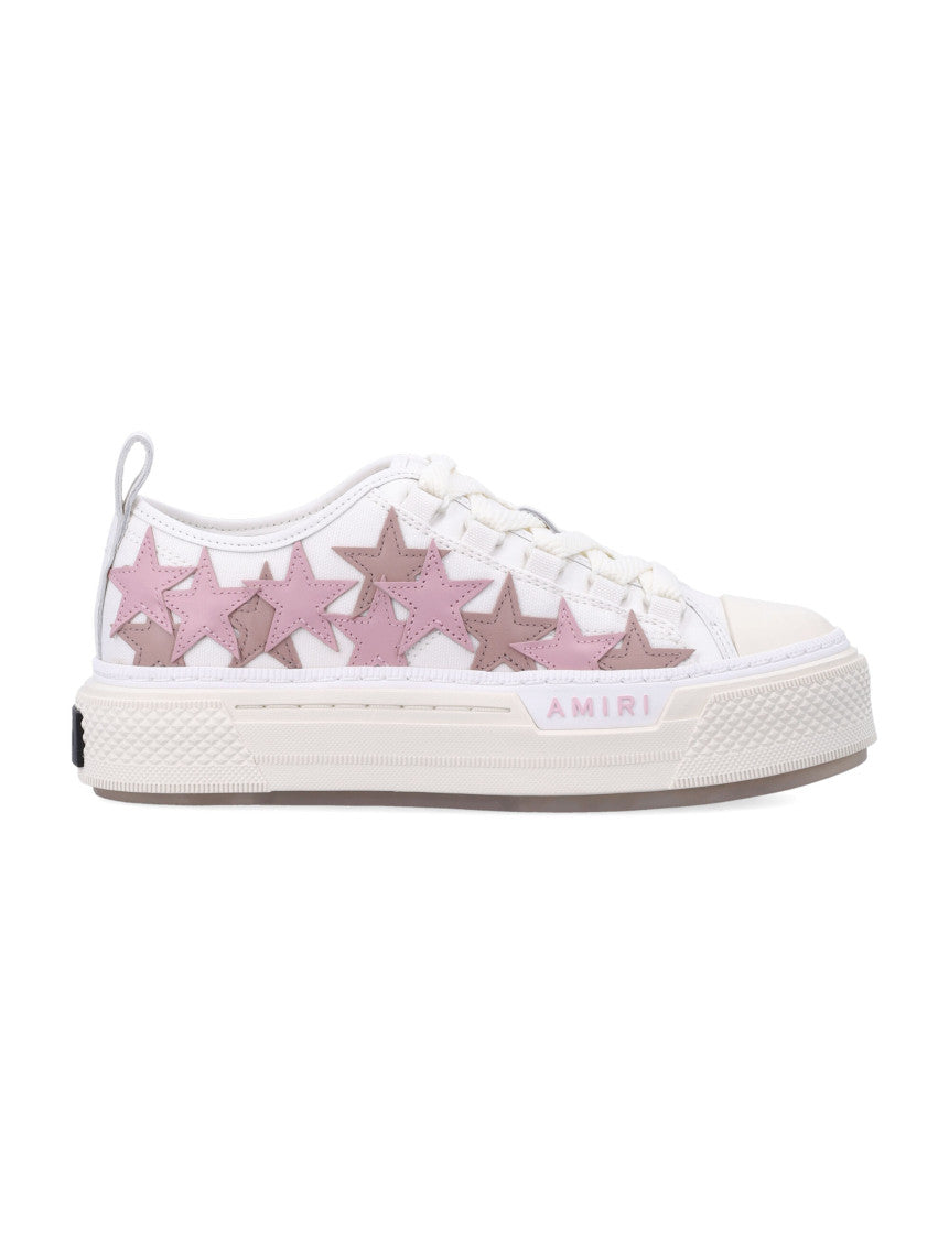 Pink Embellished Star Sneakers 1