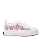 Pink Embellished Star Sneakers 1