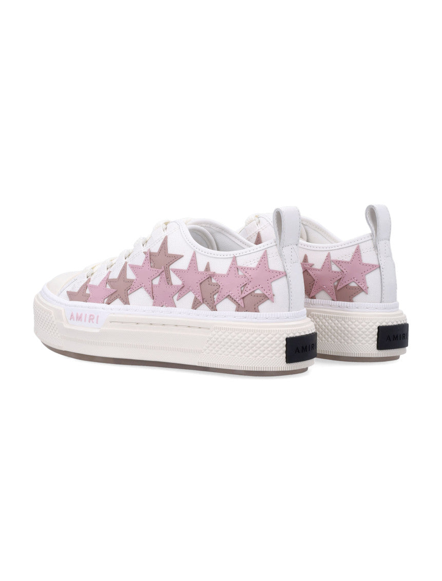 Pink Embellished Star Sneakers 4