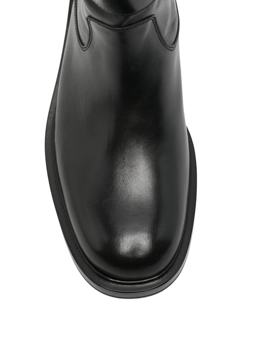 Black Tronchetti Boots 4
