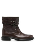 Dark Brown Tronchetti Boots 1