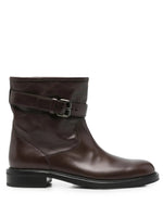 Dark Brown Tronchetti Boots 1