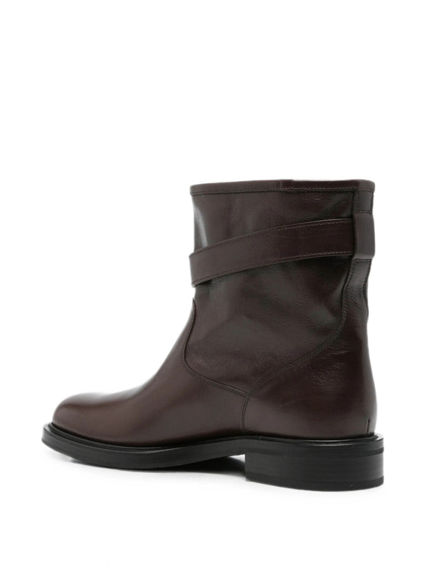 Dark Brown Tronchetti Boots 3