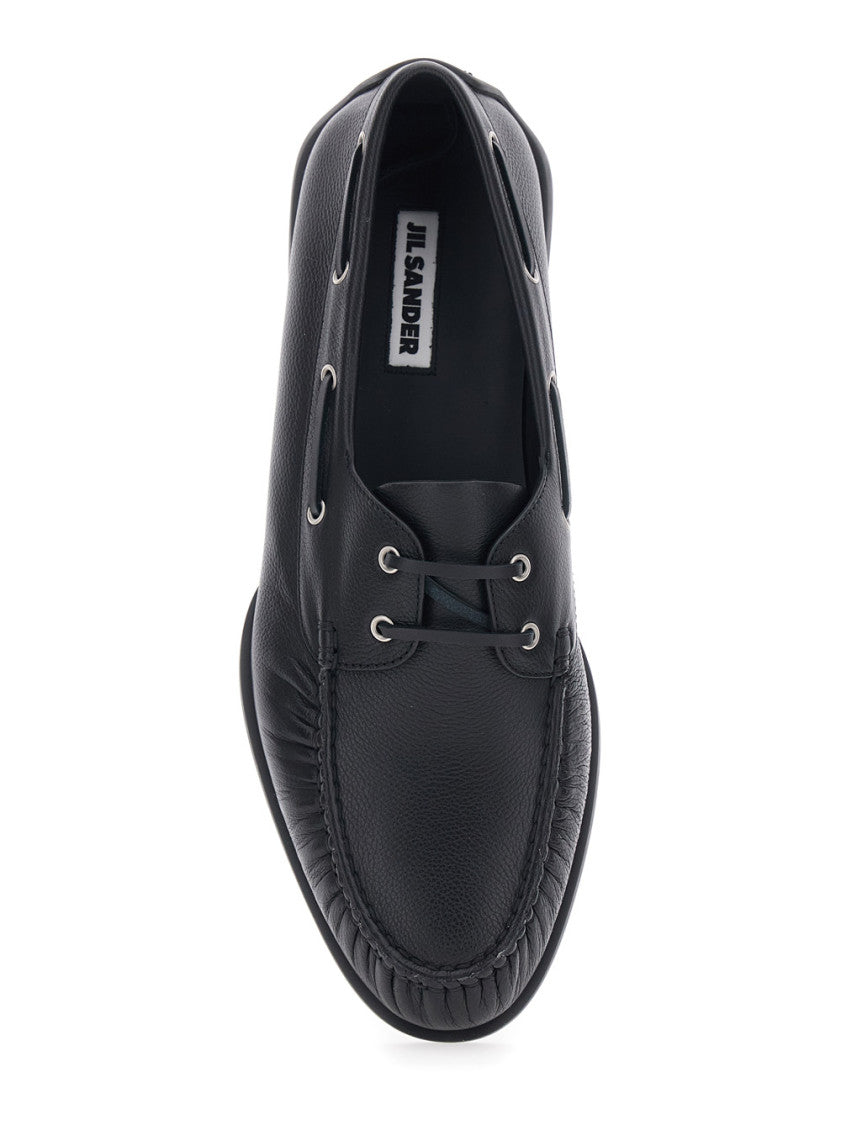 Black Ruffled Loafers 4