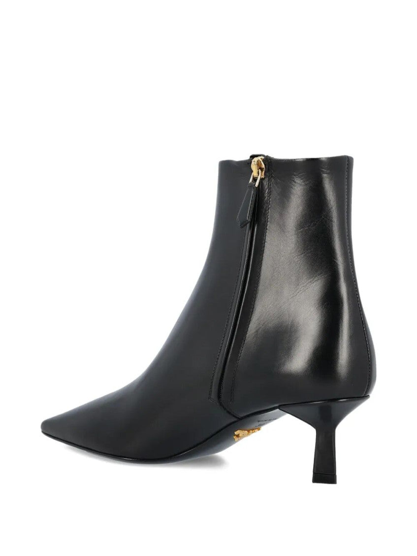 Black Logo Triangle Boots 3