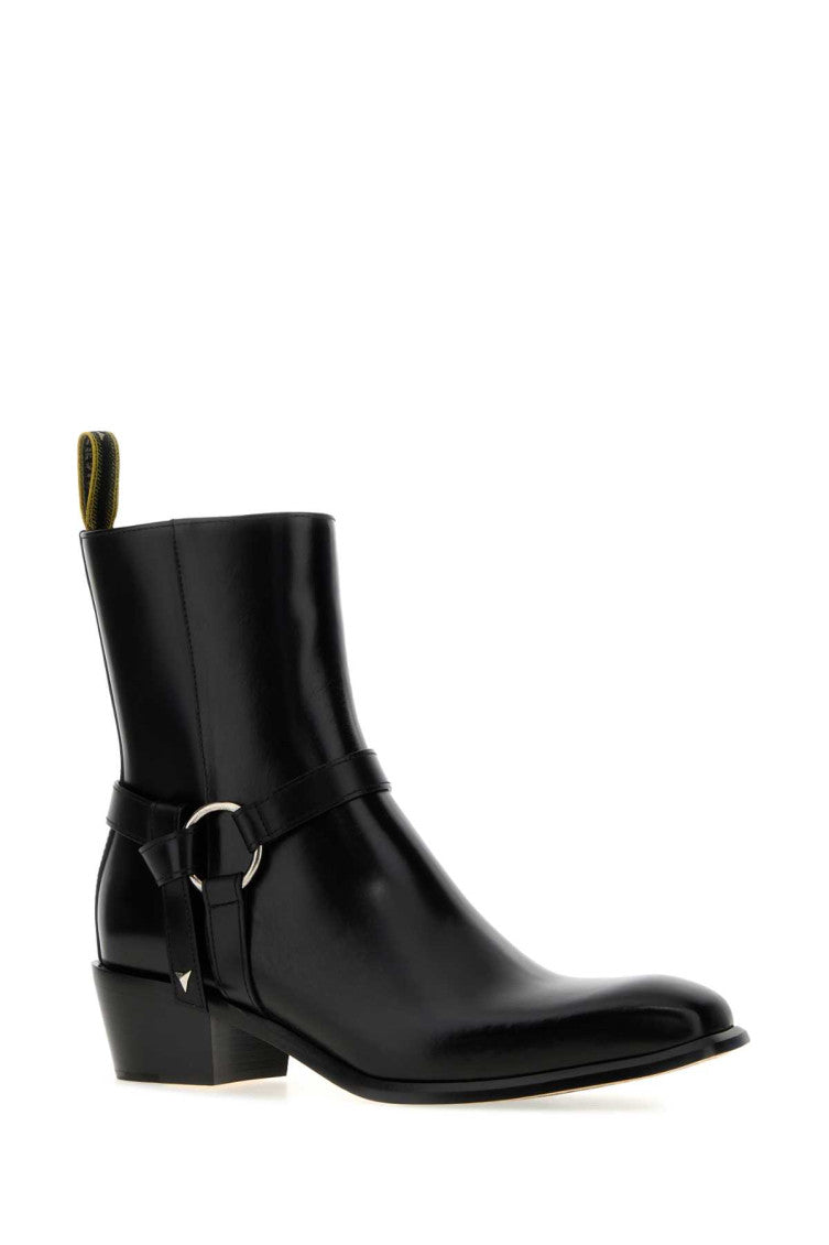 Black Vitello Abrasivato Boots 2