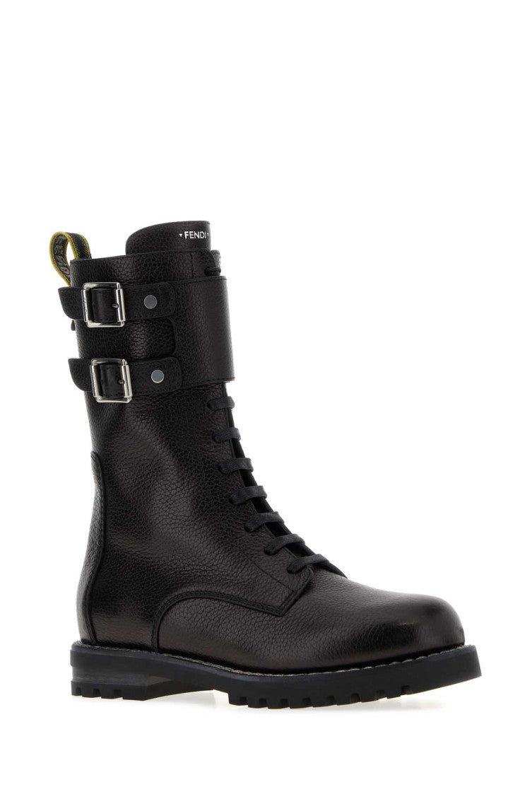 Black Vitello Bottalato Boots 2