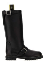 Black Biker Boots 1