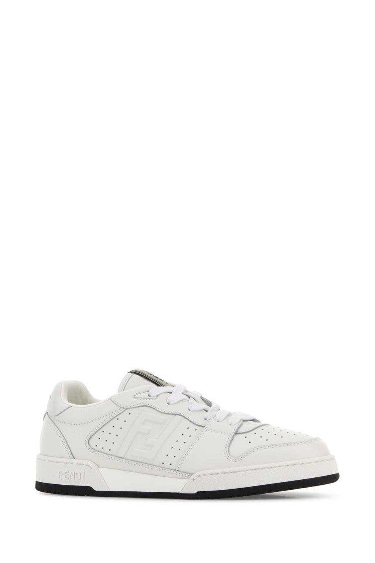 White Logo Match Sneakers 2