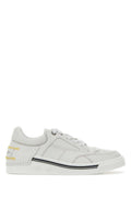 White Logo Vitello Sneakers 1